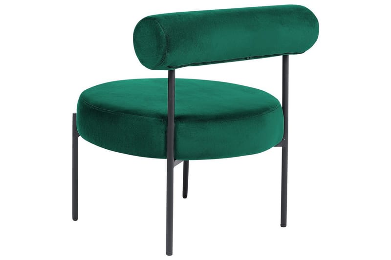 Fåtölj Alpha - Smaragdgrön, Svart - Möbler - Stolar & fåtöljer - Fåtölj - Fåtölj utan armstöd