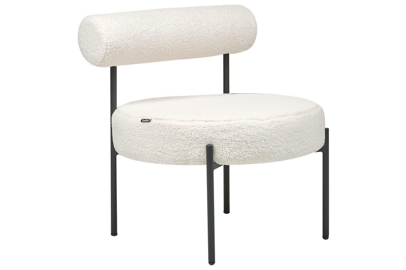 Fåtölj Alpha - Vit, Svart - Möbler - Stolar & fåtöljer - Fåtölj - Fåtölj utan armstöd