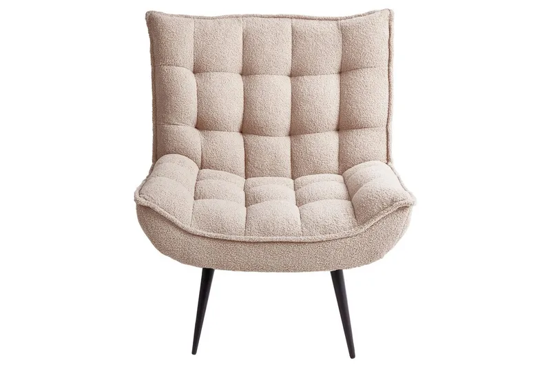 Fåtölj Alvesta Beige/svart - Beige/svart - Möbler - Stolar & fåtöljer - Fåtölj - Fåtölj utan armstöd