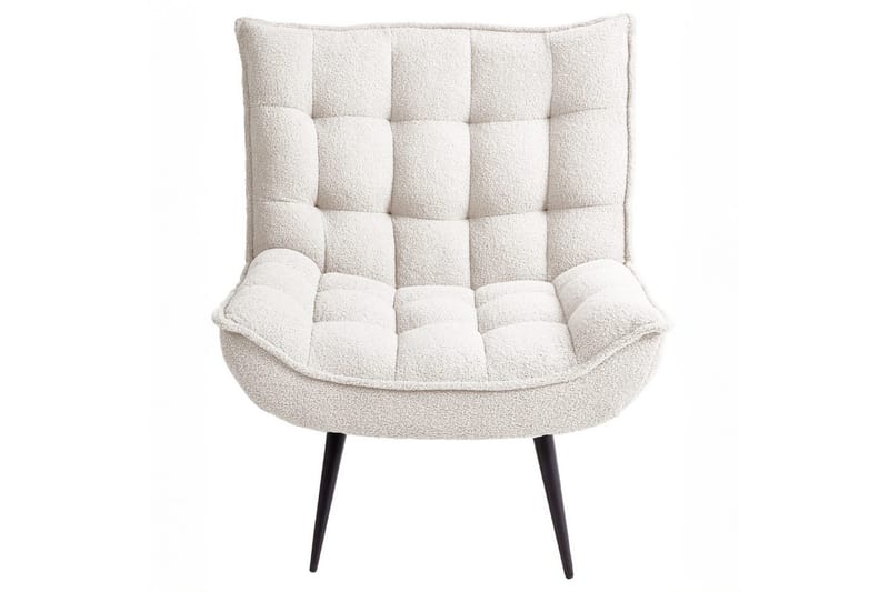 Fåtölj Alvesta Vit/Svart - Vit/Svart - Möbler - Stolar & fåtöljer - Fåtölj - Fåtölj utan armstöd