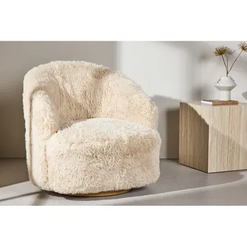 Fåtölj Astru - Beige - Möbler - Stolar & fåtöljer - Fåtölj - Clubfåtölj