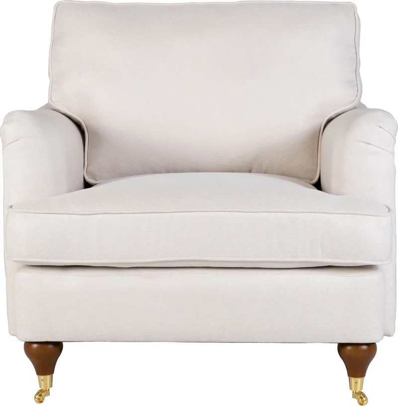 Fåtölj beige tyg - Howard Watford Deluxe - Möbler - Stolar & fåtöljer - Fåtölj - Howard fåtölj