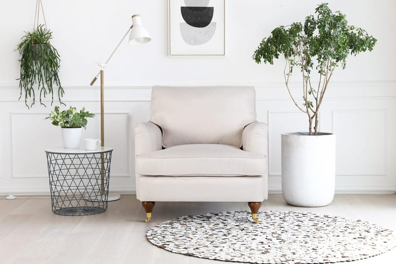 Fåtölj beige tyg - Howard Watford Deluxe - Möbler - Stolar & fåtöljer - Fåtölj - Howard fåtölj