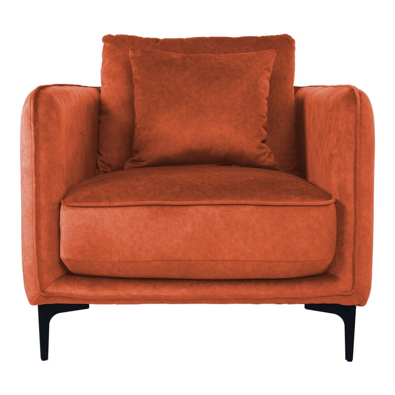 Fåtölj Bianka 100x40xh140 cm, ek - orange - Möbler - Stolar & fåtöljer - Fåtölj - Clubfåtölj