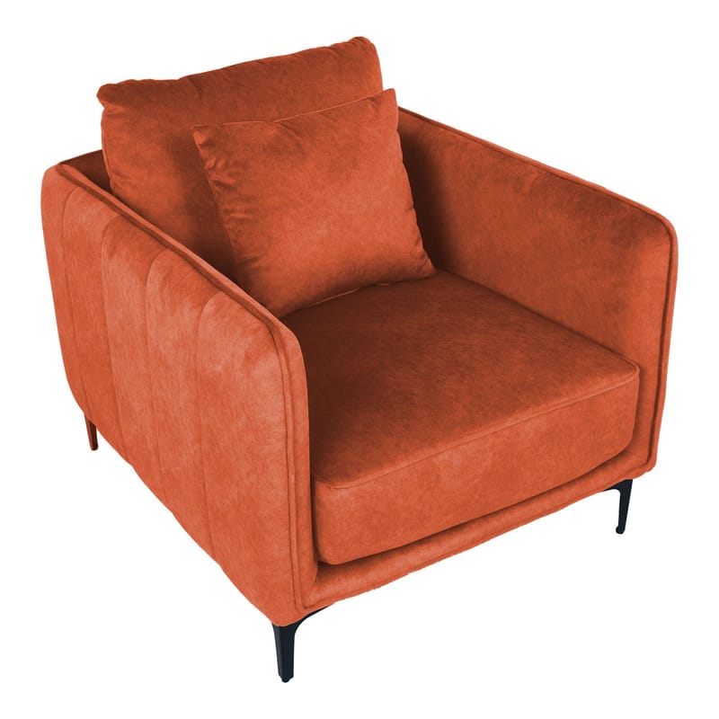 Fåtölj Bianka 100x40xh140 cm, ek - orange - Möbler - Stolar & fåtöljer - Fåtölj - Clubfåtölj