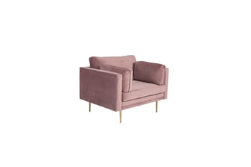 Fåtölj Boom Sammet - Rosa - Möbler - Stolar & fåtöljer - Fåtölj
