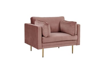 Fåtölj Boom Sammet - Rosa - Möbler - Stolar & fåtöljer - Fåtölj