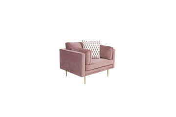Fåtölj Boom Sammet - Rosa - Möbler - Stolar & fåtöljer - Fåtölj