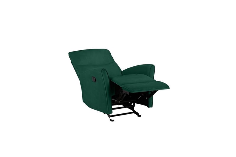 Fåtölj Chesley Mörkgrön, Sammet/Metall/Trä - Mörkgrön, Sammet/Metall/Trä - Möbler - Stolar & fåtöljer - Fåtölj - Biofåtölj & reclinerfåtölj