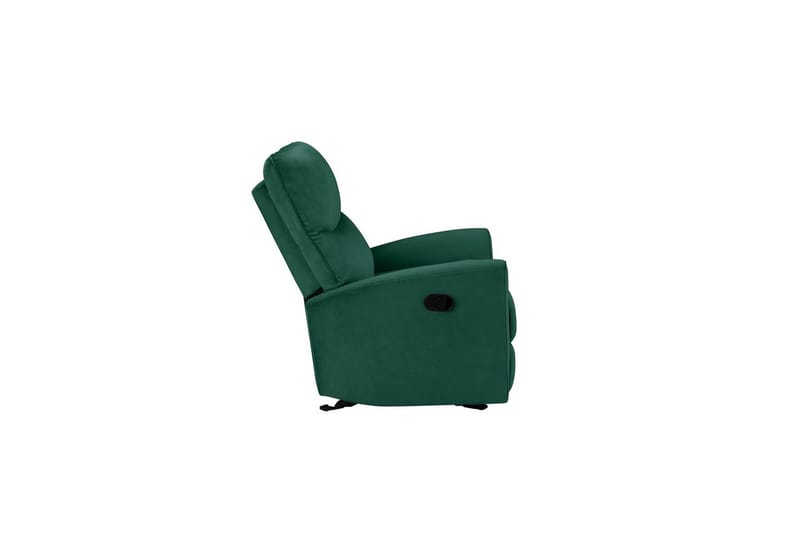 Fåtölj Chesley Mörkgrön, Sammet/Metall/Trä - Mörkgrön, Sammet/Metall/Trä - Möbler - Stolar & fåtöljer - Fåtölj - Biofåtölj & reclinerfåtölj