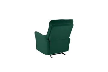 Fåtölj Chesley Mörkgrön, Sammet/Metall/Trä - Mörkgrön, Sammet/Metall/Trä - Möbler - Stolar & fåtöljer - Fåtölj - Biofåtölj & reclinerfåtölj