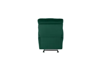 Fåtölj Chesley Mörkgrön, Sammet/Metall/Trä - Mörkgrön, Sammet/Metall/Trä - Möbler - Stolar & fåtöljer - Fåtölj - Biofåtölj & reclinerfåtölj