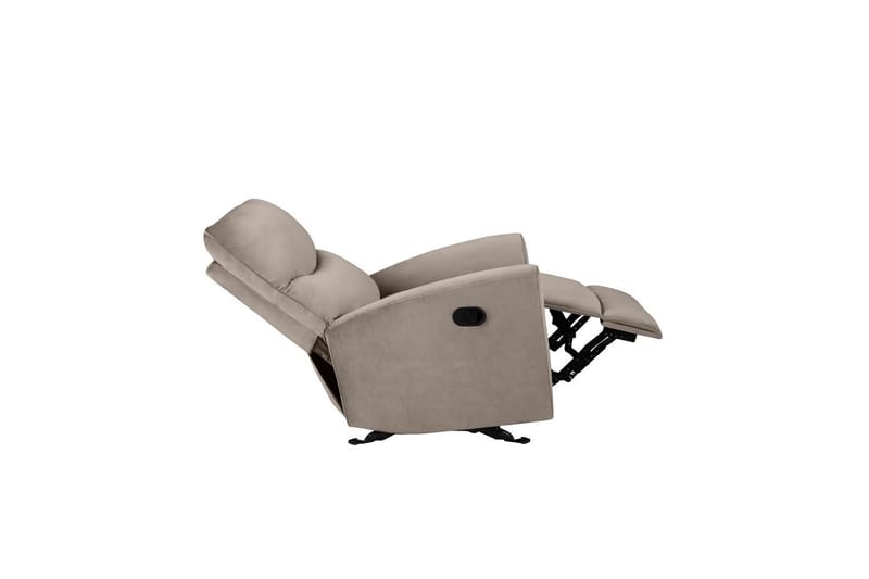 Fåtölj Chesley Taupe, Sammet/Metall/Trä - Taupe, Sammet/Metall/Trä - Möbler - Stolar & fåtöljer - Fåtölj - Liggfåtölj