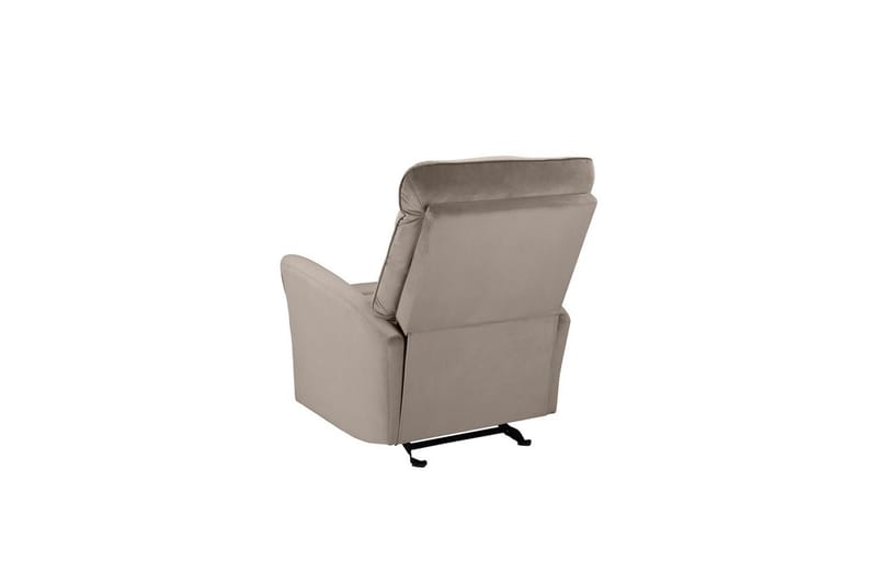 Fåtölj Chesley Taupe, Sammet/Metall/Trä - Taupe, Sammet/Metall/Trä - Möbler - Stolar & fåtöljer - Fåtölj - Liggfåtölj