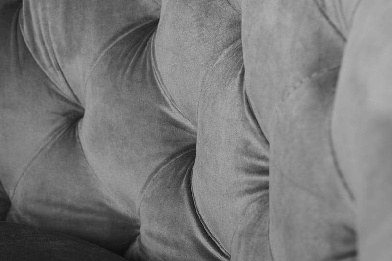 Fåtölj chesterfield grå sammet  Royal - Möbler - Stolar & fåtöljer - Fåtölj - Chesterfield fåtölj
