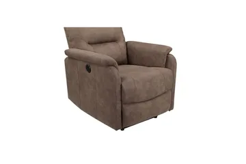 Fåtölj Coullon Taupe - Taupe - Möbler - Stolar & fåtöljer - Fåtölj - Biofåtölj & reclinerfåtölj