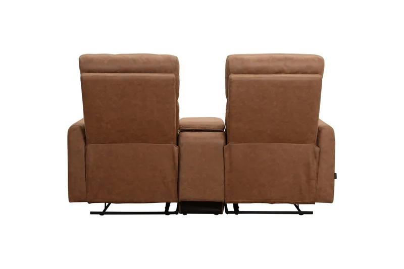 Fåtölj Dacoulas Cognac, Cowboy PU/Trä - Cognac, Cowboy PU/Trä - Möbler - Stolar & fåtöljer - Fåtölj - Biofåtölj & reclinerfåtölj