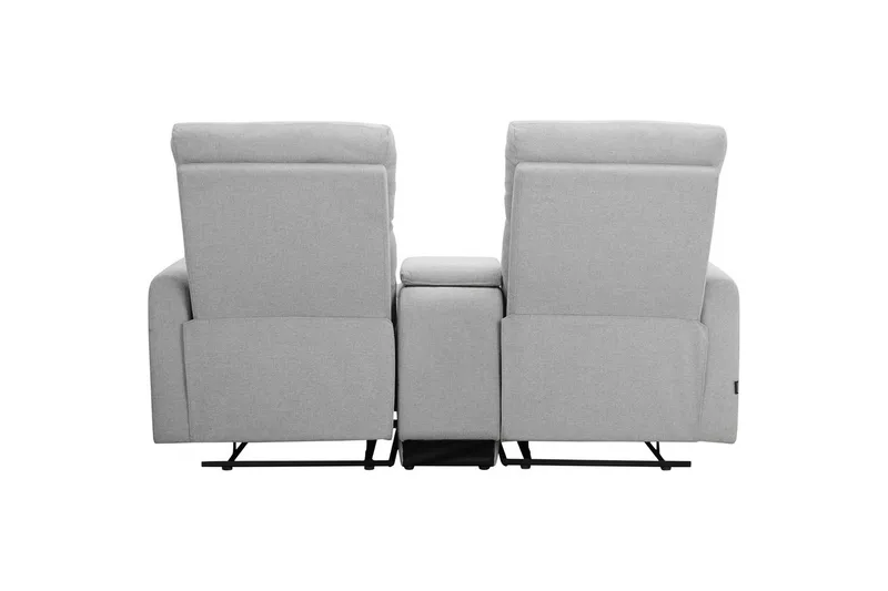 Fåtölj Dacoulas Ljusgrå, Tyg/Trä - Ljusgrå, Tyg/Trä - Möbler - Stolar & fåtöljer - Fåtölj - Biofåtölj & reclinerfåtölj