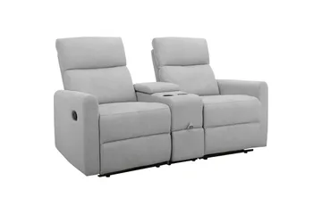 Fåtölj Dacoulas Ljusgrå, Tyg/Trä