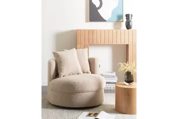 Fåtölj Dalby Beige - Beige - Möbler - Stolar & fåtöljer - Fåtölj - Fåtölj utan armstöd