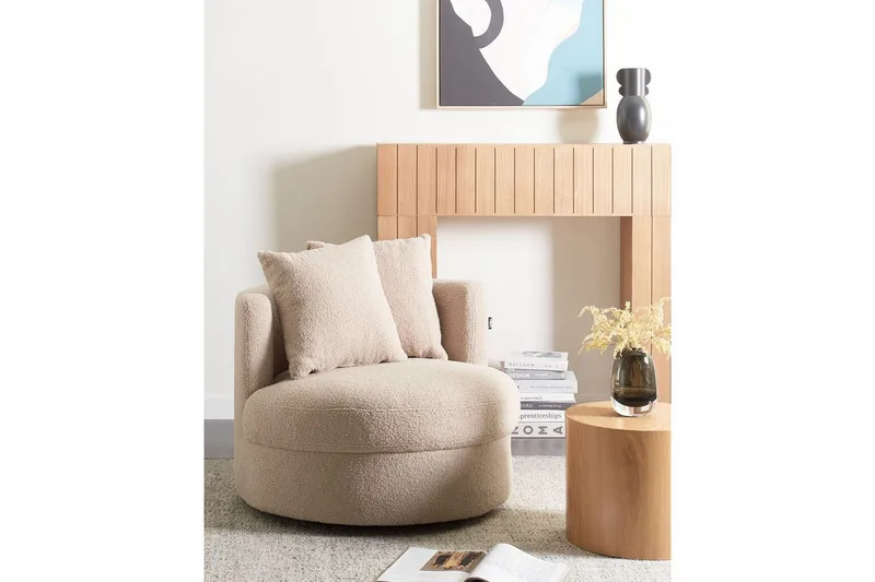 Fåtölj Dalby Beige - Beige - Möbler - Stolar & fåtöljer - Fåtölj - Biofåtölj & reclinerfåtölj