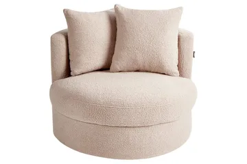 Fåtölj Dalby Beige - Beige - Möbler - Stolar & fåtöljer - Fåtölj - Fåtölj utan armstöd