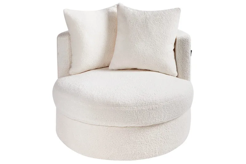 Fåtölj Dalby Vit - Vit - Möbler - Stolar & fåtöljer - Fåtölj - Fåtölj utan armstöd