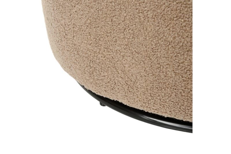 Fåtölj Davik Beige/svart - Beige/svart - Möbler - Stolar & fåtöljer - Fåtölj - Fåtölj utan armstöd