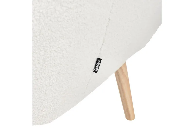 Fåtölj Drammen Vit/ljust trä - Vit/ljust trä - Möbler - Stolar & fåtöljer - Fåtölj - Clubfåtölj