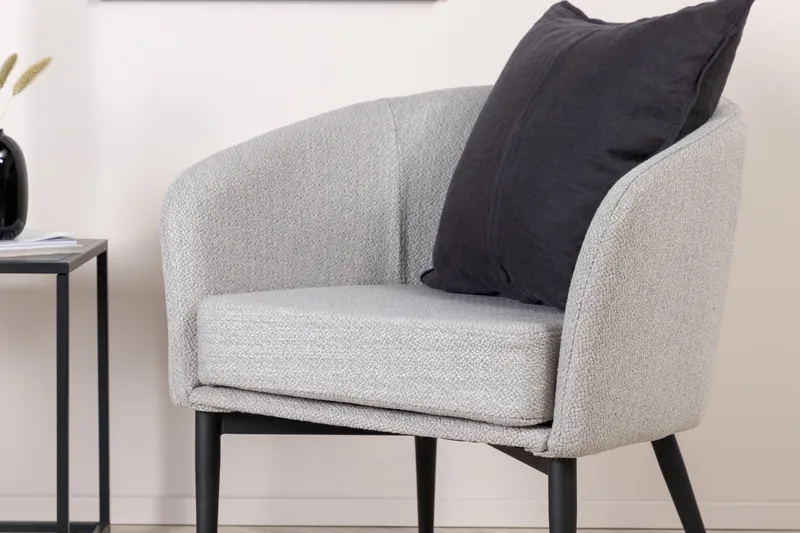 Fåtölj Fluffy - Grå - Möbler - Stolar & fåtöljer - Fåtölj