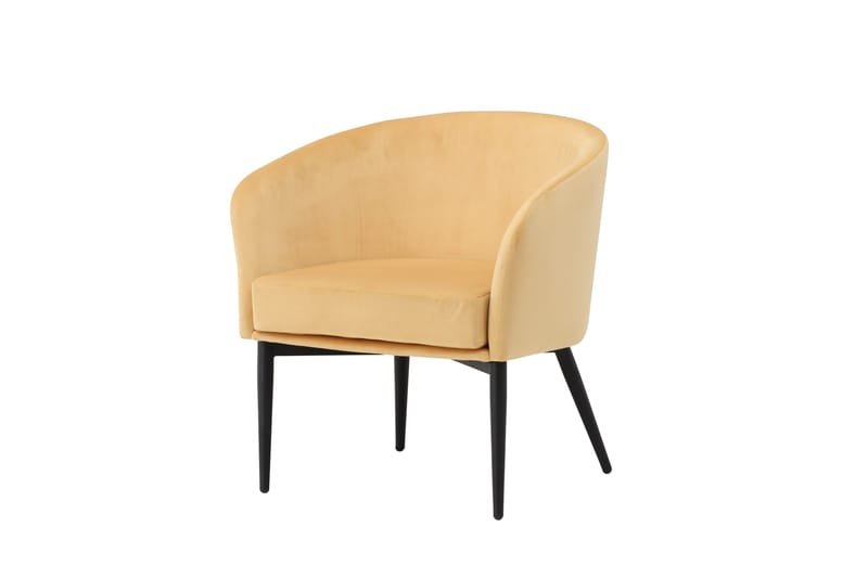 Fåtölj Fluffy - Gul - Möbler - Stolar & fåtöljer - Fåtölj - Clubfåtölj