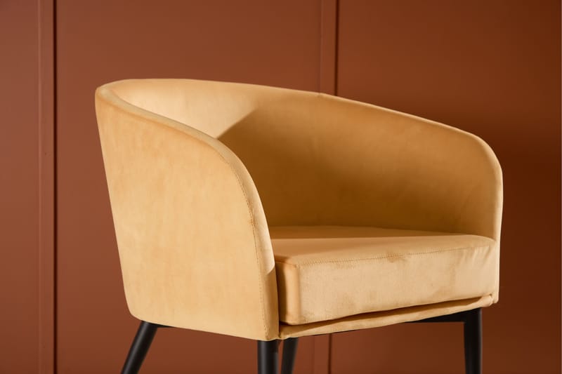 Fåtölj Fluffy - Gul - Möbler - Stolar & fåtöljer - Fåtölj - Clubfåtölj