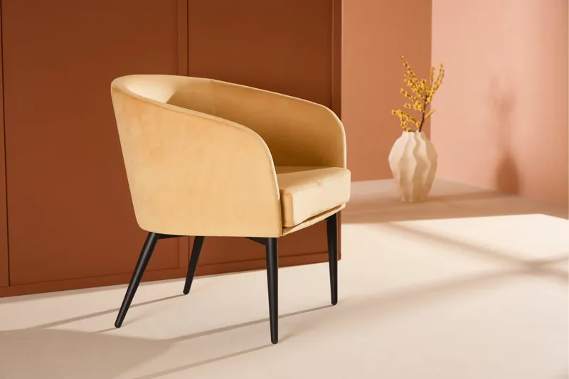 Fåtölj Fluffy - Gul - Möbler - Stolar & fåtöljer - Fåtölj - Clubfåtölj