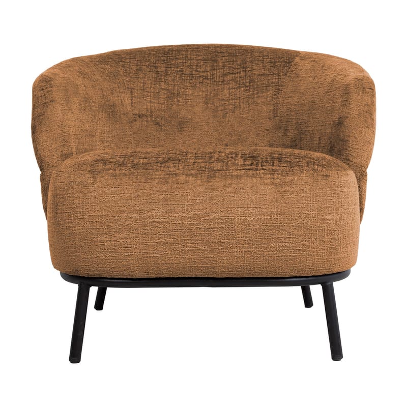 Fåtölj Gemala 150x40xh80 cm, svart - orange - Möbler - Stolar & fåtöljer - Fåtölj - Clubfåtölj