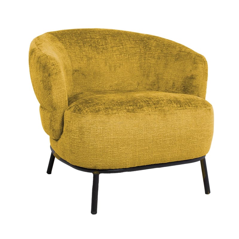 Fåtölj Gemala 80x40xh90 cm - gul - Möbler - Stolar & fåtöljer - Fåtölj - Clubfåtölj