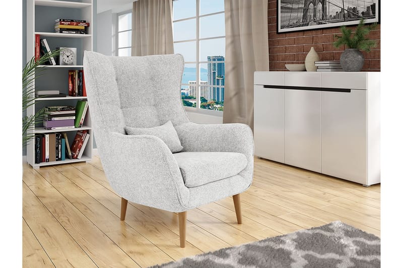 Fåtölj - Grå - Möbler - Stolar & fåtöljer - Fåtölj