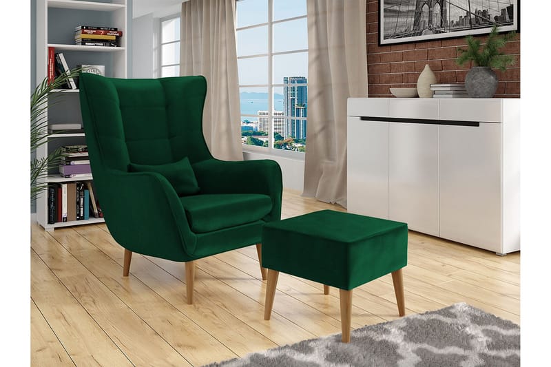 Fåtölj - Grön - Möbler - Stolar & fåtöljer - Fåtölj