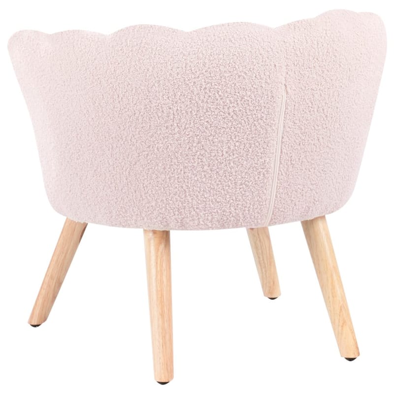 Fåtölj Halby - Rosa, ljust trä - Möbler - Stolar & fåtöljer - Fåtölj - Howard fåtölj