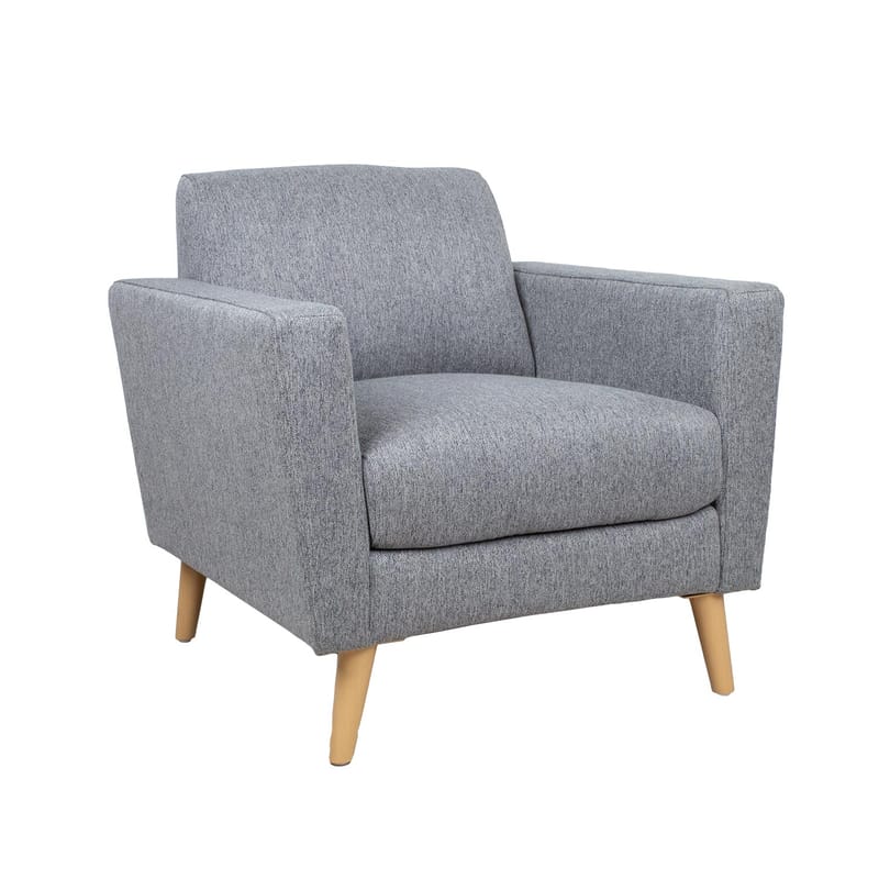 Fåtölj Kaili - Grå - Möbler - Stolar & fåtöljer - Fåtölj - Clubfåtölj