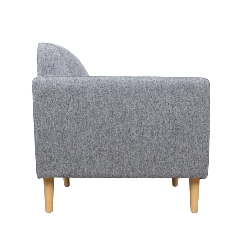 Fåtölj Kaili - Grå - Möbler - Stolar & fåtöljer - Fåtölj - Clubfåtölj