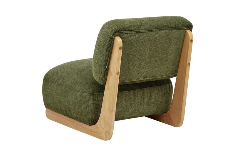 Fåtölj Kokkola - Grönt, ljust trä - Möbler - Stolar & fåtöljer - Fåtölj