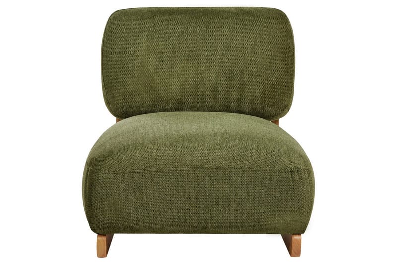 Fåtölj Kokkola - Grönt, ljust trä - Möbler - Stolar & fåtöljer - Fåtölj - Fåtölj utan armstöd