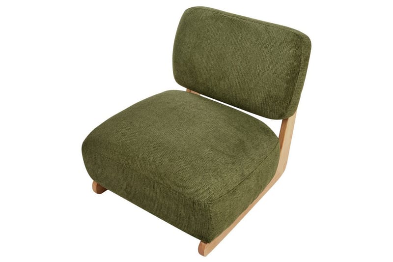 Fåtölj Kokkola - Grönt, ljust trä - Möbler - Stolar & fåtöljer - Fåtölj