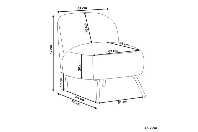 Fåtölj Kumla - Möbler - Stolar & fåtöljer - Fåtölj - Fåtölj utan armstöd