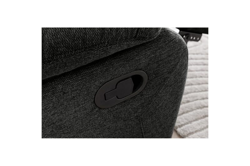 Fåtölj Lannilis Antracit, Tyg/Trä/Metall, Manuell vilstol - Antracit, Tyg/Trä/Metall, Manuell vilstol - Möbler - Stolar & fåtöljer - Fåtölj - Biofåtölj & reclinerfåtölj