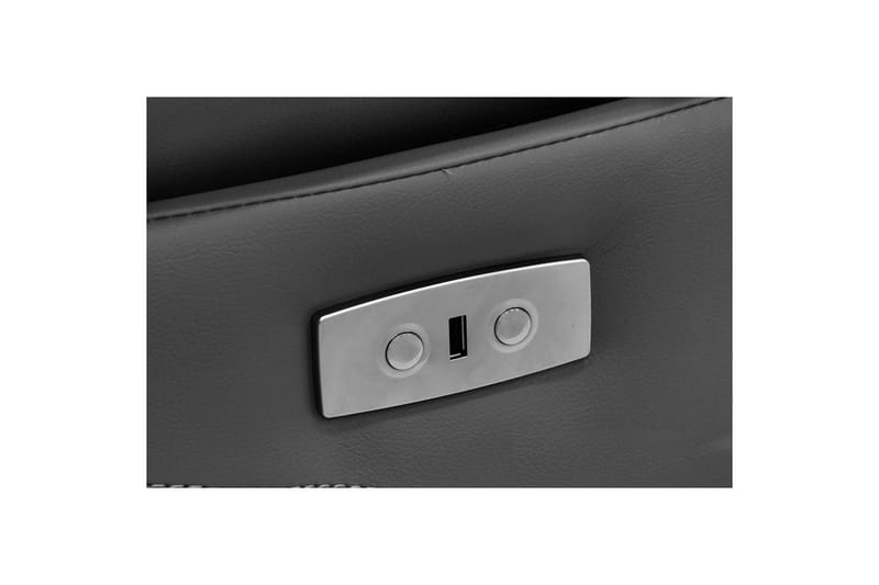 Fåtölj Lannilis Grå, PU/trä/metall, Elektrisk vilstol - Grå, PU/trä/metall, Elektrisk vilstol - Möbler - Stolar & fåtöljer - Fåtölj - Biofåtölj & reclinerfåtölj