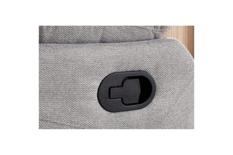 Fåtölj Lannilis Ljusgrå, Tyg/Trä/Metall, Manuell vilstol - Ljusgrå, Tyg/Trä/Metall, Manuell vilstol - Möbler - Stolar & fåtöljer - Fåtölj - Biofåtölj & reclinerfåtölj