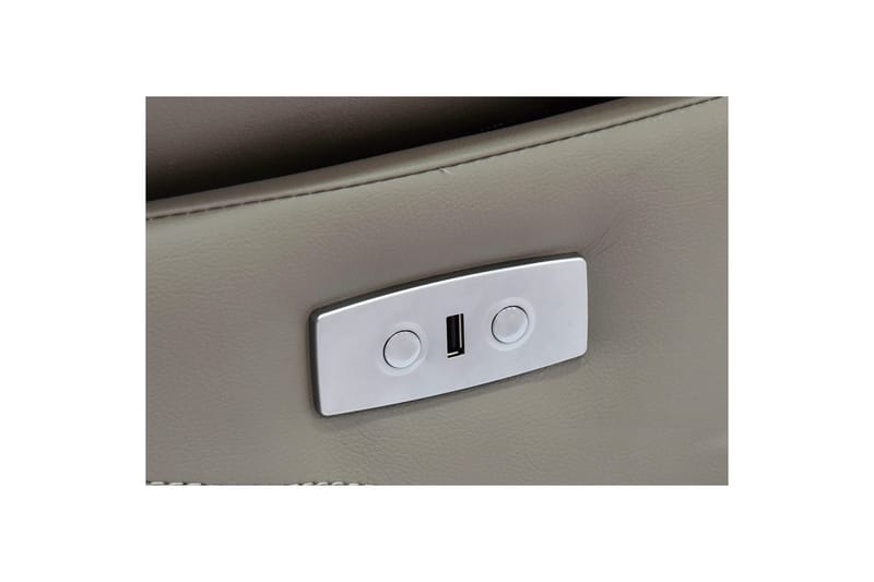 Fåtölj Lannilis Ljusgrå, PU/trä/metall, Elektrisk vilstol - Ljusgrå, PU/trä/metall, Elektrisk vilstol - Möbler - Stolar & fåtöljer - Fåtölj - Biofåtölj & reclinerfåtölj