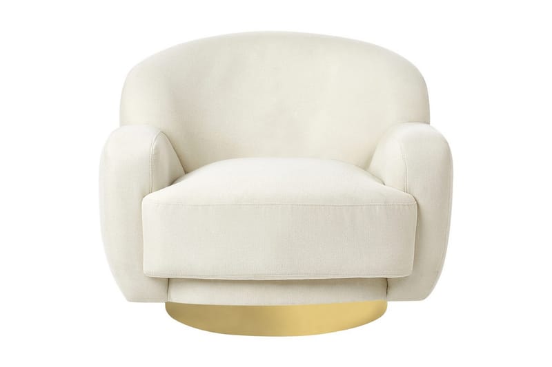 Fåtölj Lejre Beige/guld - Beige/guld - Möbler - Stolar & fåtöljer - Fåtölj - Clubfåtölj