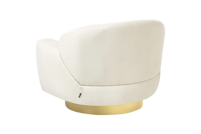 Fåtölj Lejre Beige/guld - Beige/guld - Möbler - Stolar & fåtöljer - Fåtölj - Clubfåtölj